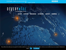 Tablet Screenshot of deveryware.com