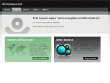 Tablet Screenshot of deveryware.net